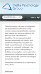 Mobile Screenshot of deltapsychology.ca